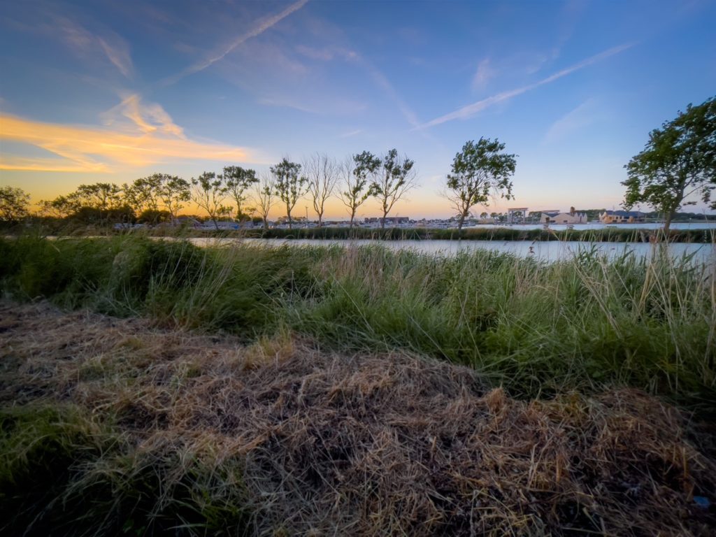 Abendspaziergang an der Yser