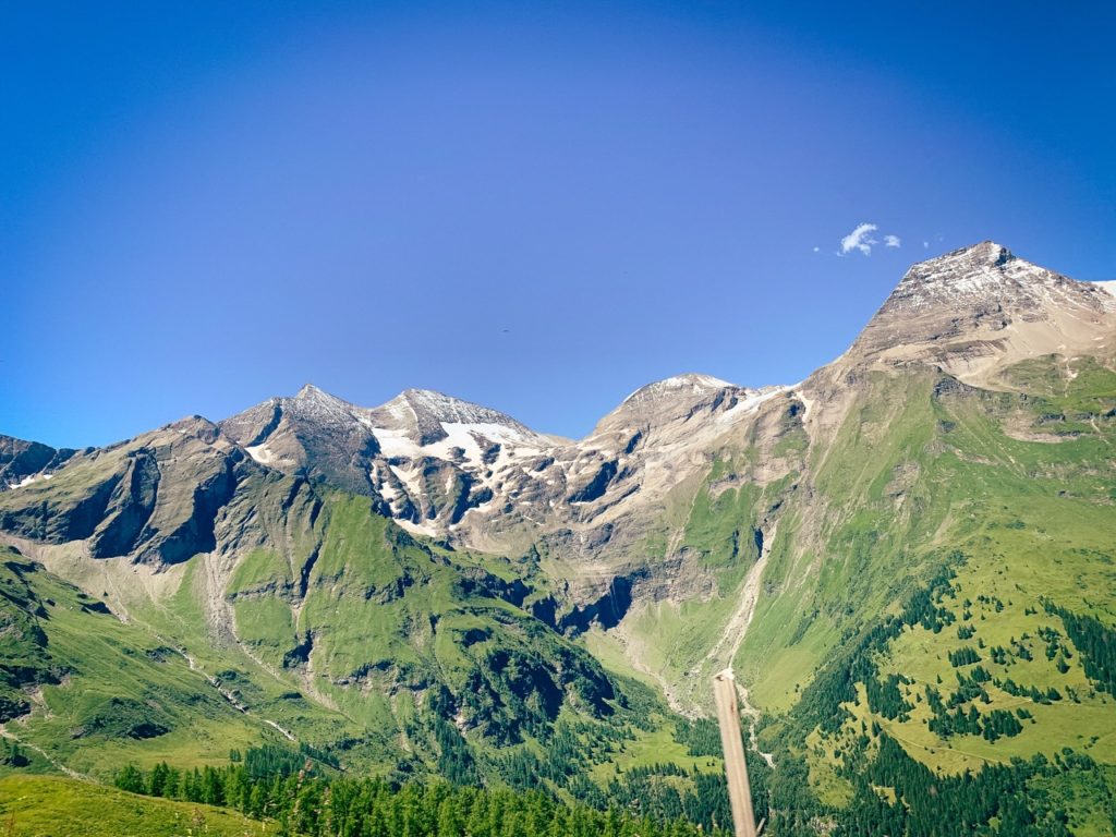 Strecke über Großglockner und Plöckenpass Richtung Italien