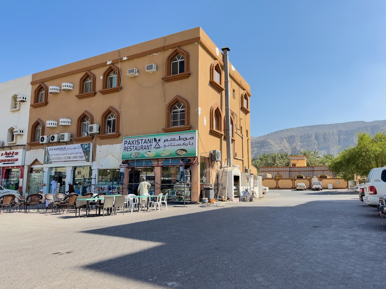 Der zentrale Platz in Khasab