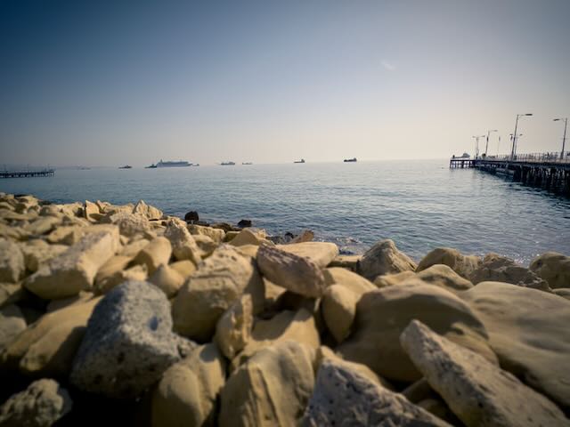 Strandpromenade in Limassol, Zypern